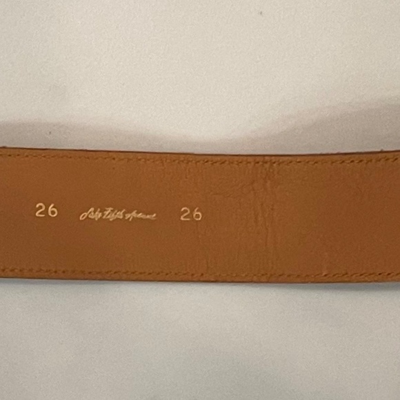 Louis Vuitton Vintage Monogram Belt w/ Brass Tone Buckle and Grommets Pre 1980s - Picture 5 of 11